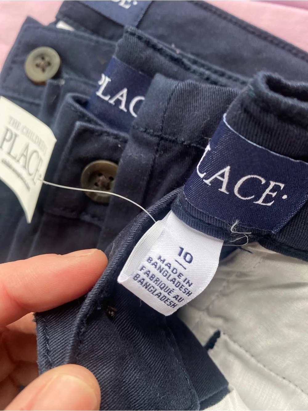 The Children's Place Navy Stretch Chino Pants - Boys